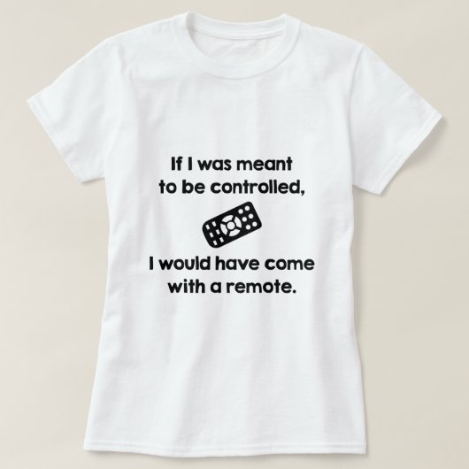 zu kontrollieren T-Shirt (Design vorne)