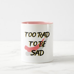 ZU KRASS, UM GESAGT ZU WERDEN ZWEIFARBIGE TASSE