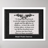 "Zu lachen oft und viel" Poster (Vorne)