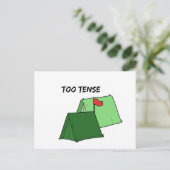 Zu lange Postkarte (Stehend Vorderseite)