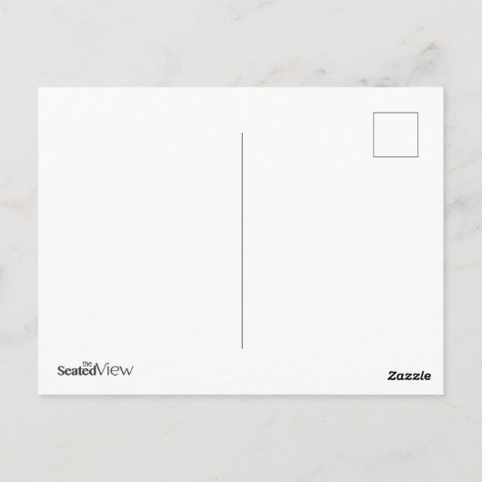 Zu lange Postkarte (Rückseite)