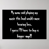 zu laut? poster (Vorne)