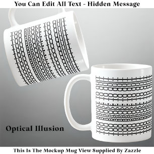 Zu laut, um die verdeckte Meldung 136BW zu beenden Kaffeetasse