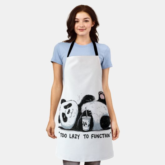 Zu lazy to function - Lazy Panda Schürze (Getragen)