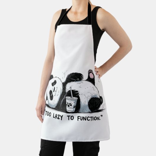 Zu lazy to function - Lazy Panda Schürze (InSitu)