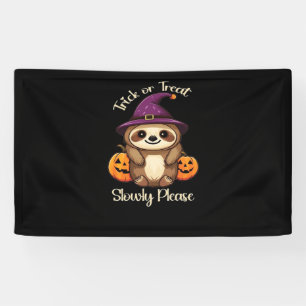 Zu lazy, um Beängstigend Niedliches Halloween Clas Banner