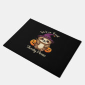 Zu lazy, um Beängstigend Niedliches Halloween Clas Fußmatte (Schrägansicht)