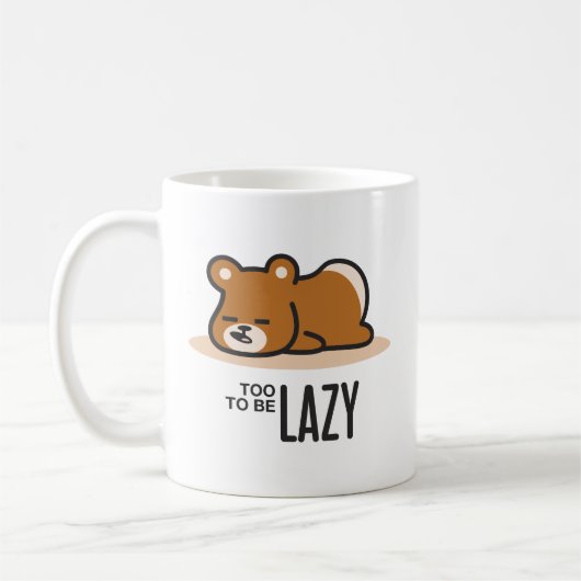 Zu lazy, um lazy zu sein kaffeetasse (Links)