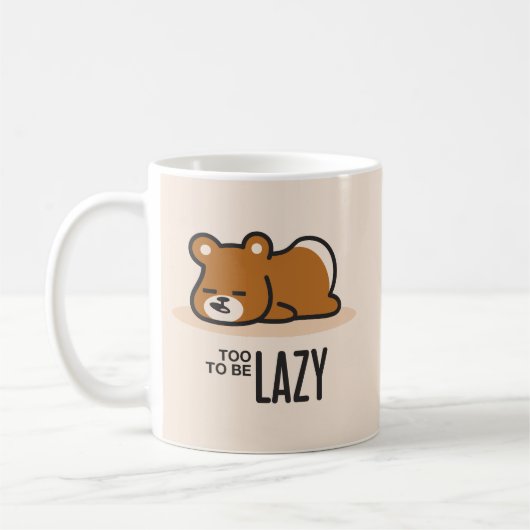 Zu lazy, um lazy zu sein kaffeetasse (Links)