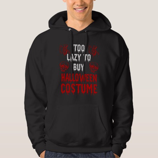 Zu lecker, um Halloween-Kostümideen zu kaufen Hoodie (Vorderseite)