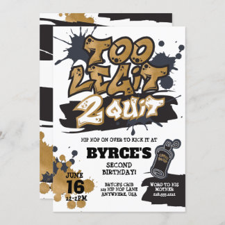 Zu Legit, um die Einladung zum Geburtstag zu beend