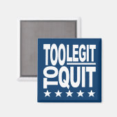 Zu Legitimität, um aufzuhören Magnet (Vorderseite/Rückseite)