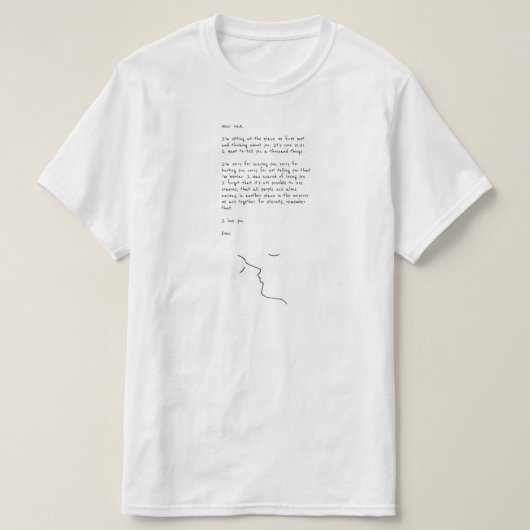 Zu Letter From Even T-Shirt (Design vorne)