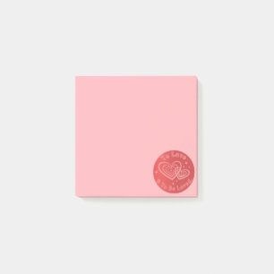 Zu lieben und geliebt zu werden Manifest Aura Post-it Klebezettel