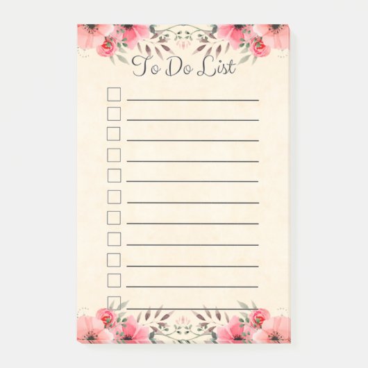 Zu Listen-moderne Post-it Klebezettel (Vorderseite)