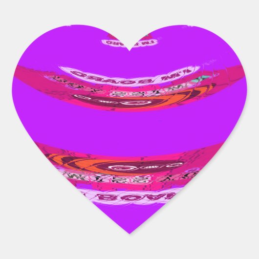 Zu lustig, ich vermisse dich, ich bin gelangweilt Herz-Aufkleber (Vorderseite)