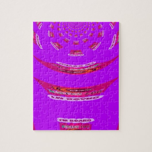 Zu lustig, ich vermisse dich, ich bin gelangweilt puzzle (Vertikal)