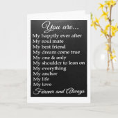 "ZU MEIN GLÜCKLICHEM JAHR NACH" GLÜCKLICH KARTE (Gelbe Blume)