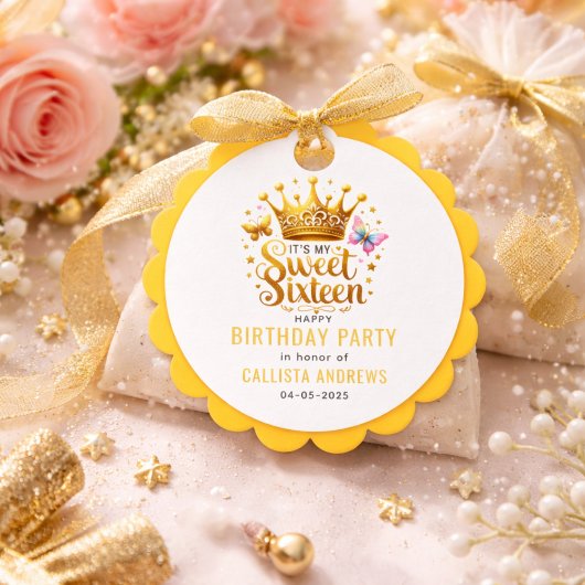 zu meinem 16. 16 . Geburtstag Geschenkanhänger