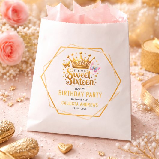 zu meinem 16. 16 . Geburtstag Geschenktütchen
