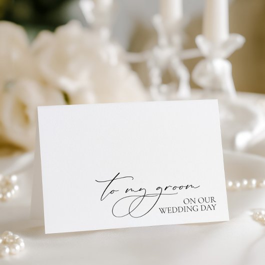 "Zu meinem Bauch am Hochzeitstag" Karte