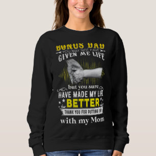 zu meinem Bonus-Vater von Daughter Step Vater Vath Sweatshirt