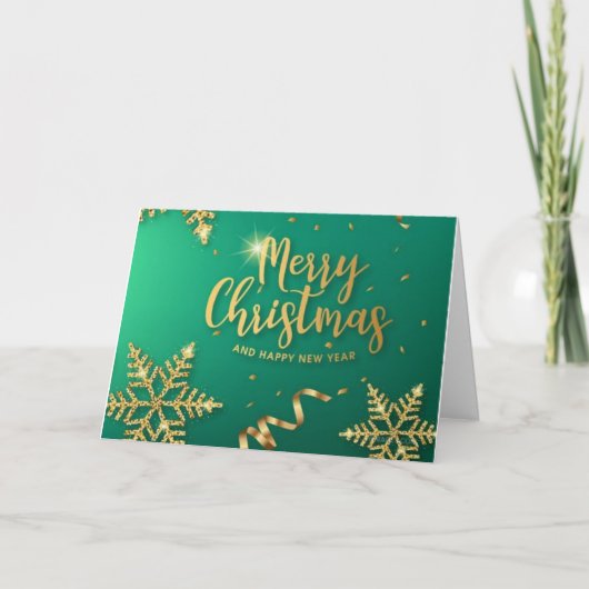 ZU MEINEM ***BOSS*** BEI CHRISTMAS FEIERTAGSKARTE (Vorderseite)