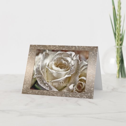 Zu meinem Braut-oder Ehemann-Hochzeitstag Karte (Vorderseite)