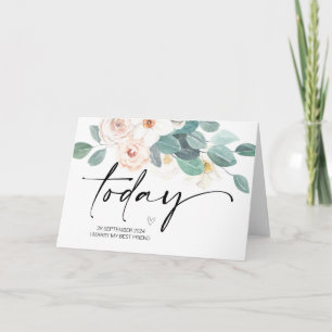 zu meinem Bräutigam an unserem Hochzeitstag von Ve Karte