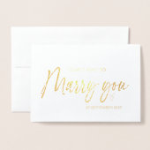 Zu meinem Bräutigam von der Braut kann ich nicht d Folienkarte (Vorderseite mit Umschlag)