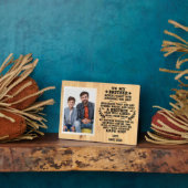 Zu meinem Bruder Geschenk von Bruder mit individue Fotoplatte (Seite)