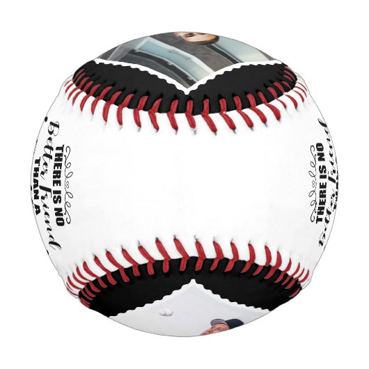 Zu meinem Bruder Geschenk von Bruder oder Freund & Baseball (Rückseite)