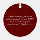 Zu meinem Chaplain-Metall-Ornament Ornament Aus Metall (Rückseite)