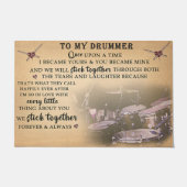 Zu meinem Drummer Doormat, Drum Player Geschenk Fußmatte (Vorderseite)