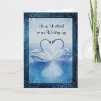 Zu meinem Ehemann an unserem Hochzeitstag Karte
