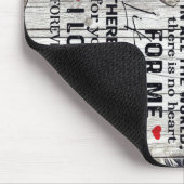 zu meinem Ehemann anwesend | Neues Zuhause-Geschen Mousepad (Ecke)