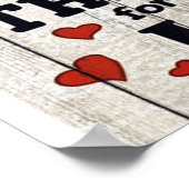 zu meinem Ehemann anwesend | Niedliche Zitate | Poster (Ecke)