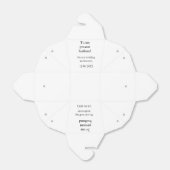 Zu meinem Ehemann Hochzeitsjubiläum Name Datum hin Geschenkschachtel (Ungefaltet)