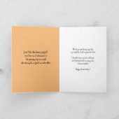 Zu meinem Ehemann zum Jahrestag Dankeskarte (Innenseite)