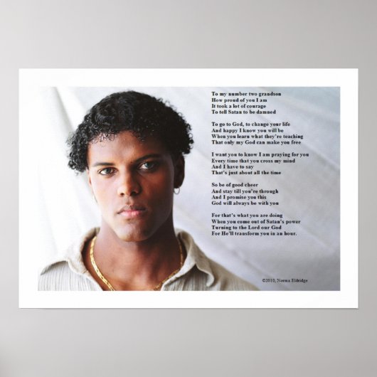 Zu meinem Enkel Poster (Vorne)