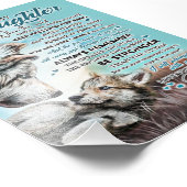 zu meinem Familiengeschenk meiner Tochter Löwe, To Fotodruck (Ecke)