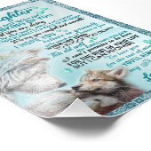 zu meinem Familiengeschenk meiner Tochter Löwe, To Fotodruck (Ecke)