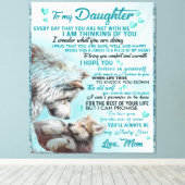 zu meinem Familiengeschenk meiner Tochter Löwe, To Leinwanddruck (Insitu (Holzboden))