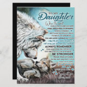 zu meinem Familiengeschenk meiner Tochter Löwe, To Menükarte (Vorne/Hinten)