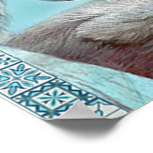 zu meinem Familiengeschenk meiner Tochter Löwe, To Poster (Ecke)