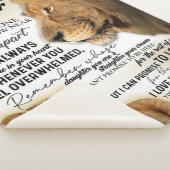 zu meinem Familiengeschenk meiner Tochter Löwe, To Sherpadecke (3/4)