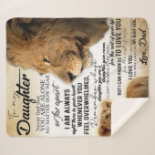 zu meinem Familiengeschenk meiner Tochter Löwe, To Sherpadecke (Vorderseite (Horizontal))