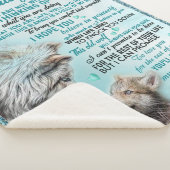 zu meinem Familiengeschenk meiner Tochter Löwe, To Sherpadecke (3/4)