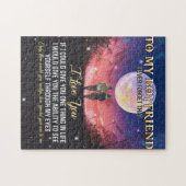 Zu meinem Freund habe ich dich Liebe Puzzle (Horizontal)