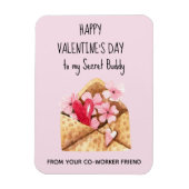 Zu meinem geheimen Buddy Valentine's Day Flexible Magnet (Vertikal)